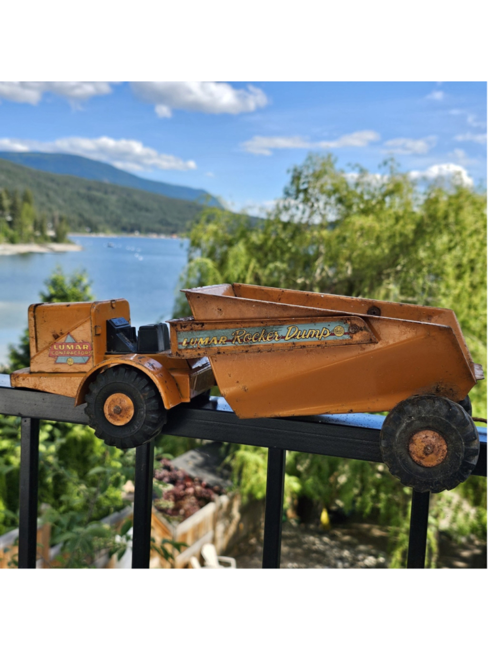 Marx Lumar Rocker Dump Contractors 50s Pressed Steel For Parts/Repair